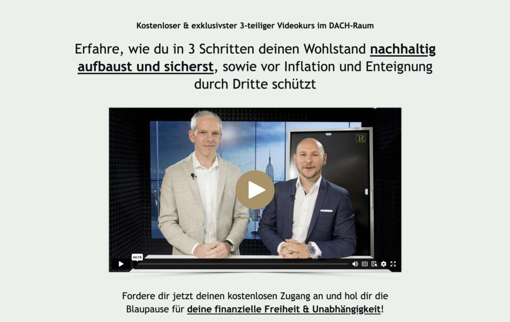 David-Alexander Leuf - Wohlstandskurs